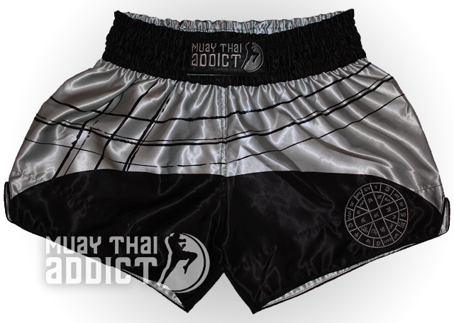 Baramee Phra B.C. Shorts - Grey and Black