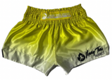 Yellow Faded Muay Thai Shorts