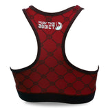 MTA Racerback Sport Bra - Red
