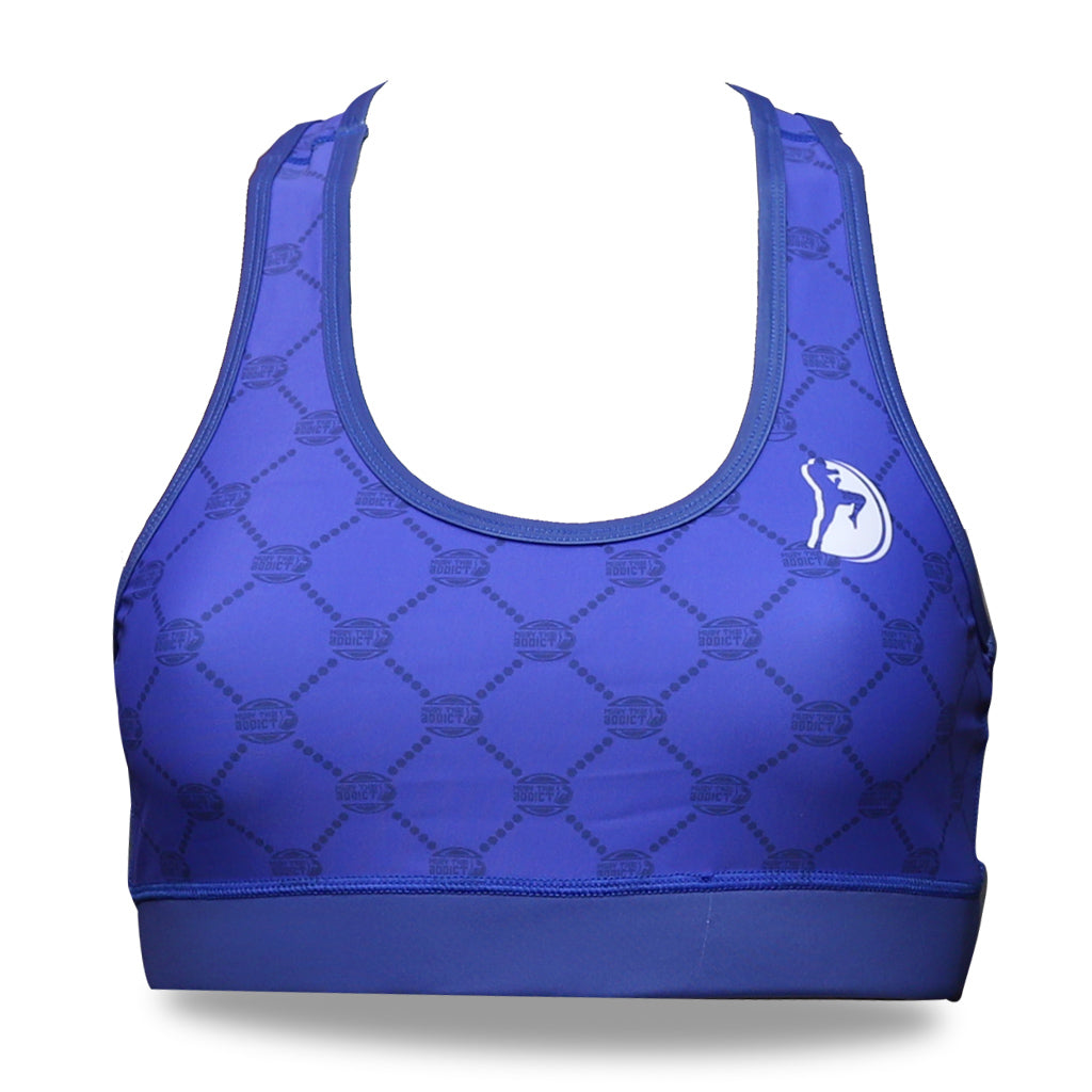 MTA Racerback Sport Bra - Blue