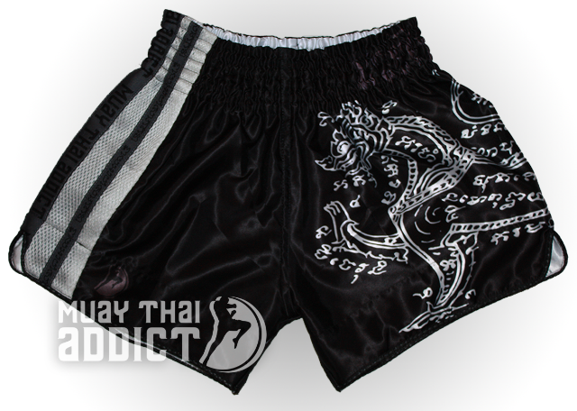 Phaya Rachasi Shorts - White on Black